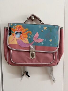 Caramel & Cie Girls Mermaid Print Backpack